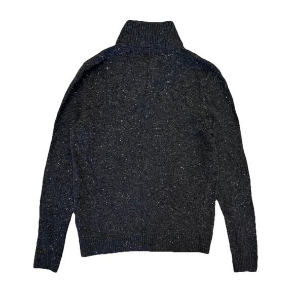 Abercrombie And Fitch Y2K Men’s Knit Quarter Zip Wool Blend Sweater Gray Size S - Picture 6 of 6